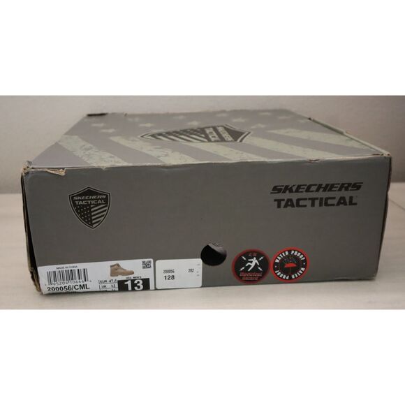 Skechers Tactical 200056 Men's Sz 13 Camel/Tan Work Wascana-Millit WP Work Boots - Picture 14 of 14